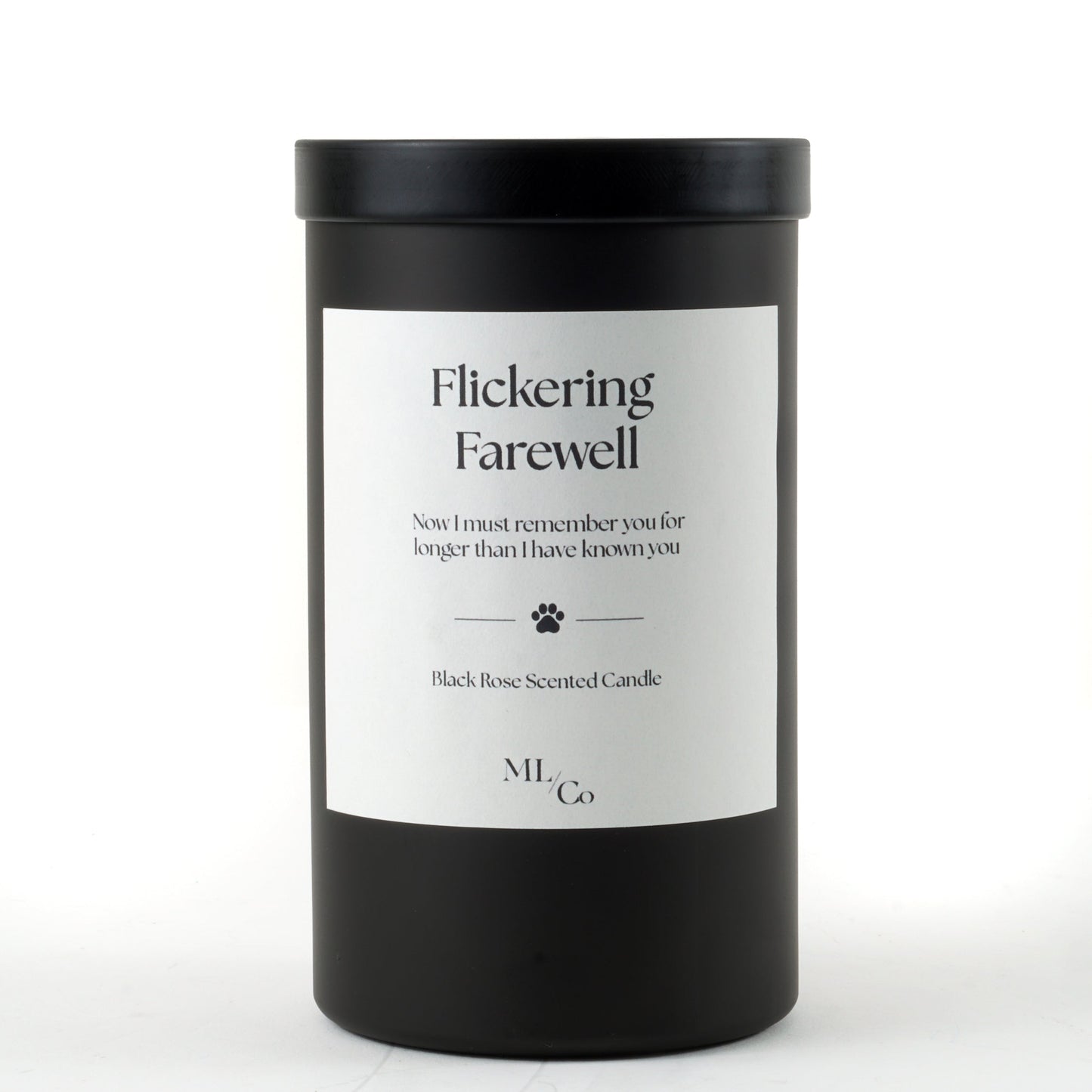 Flickering Farewell Candle