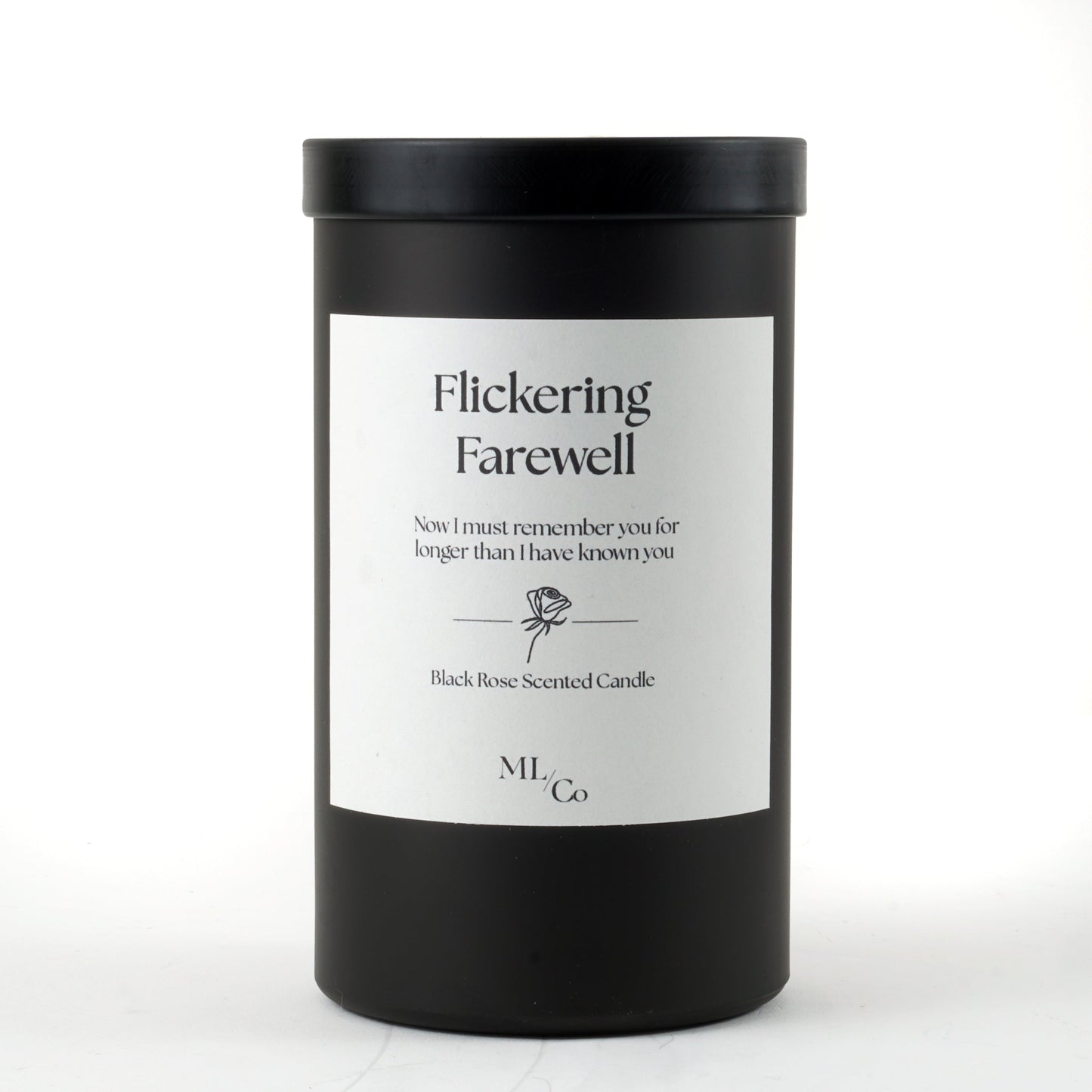 Flickering Farewell Candle