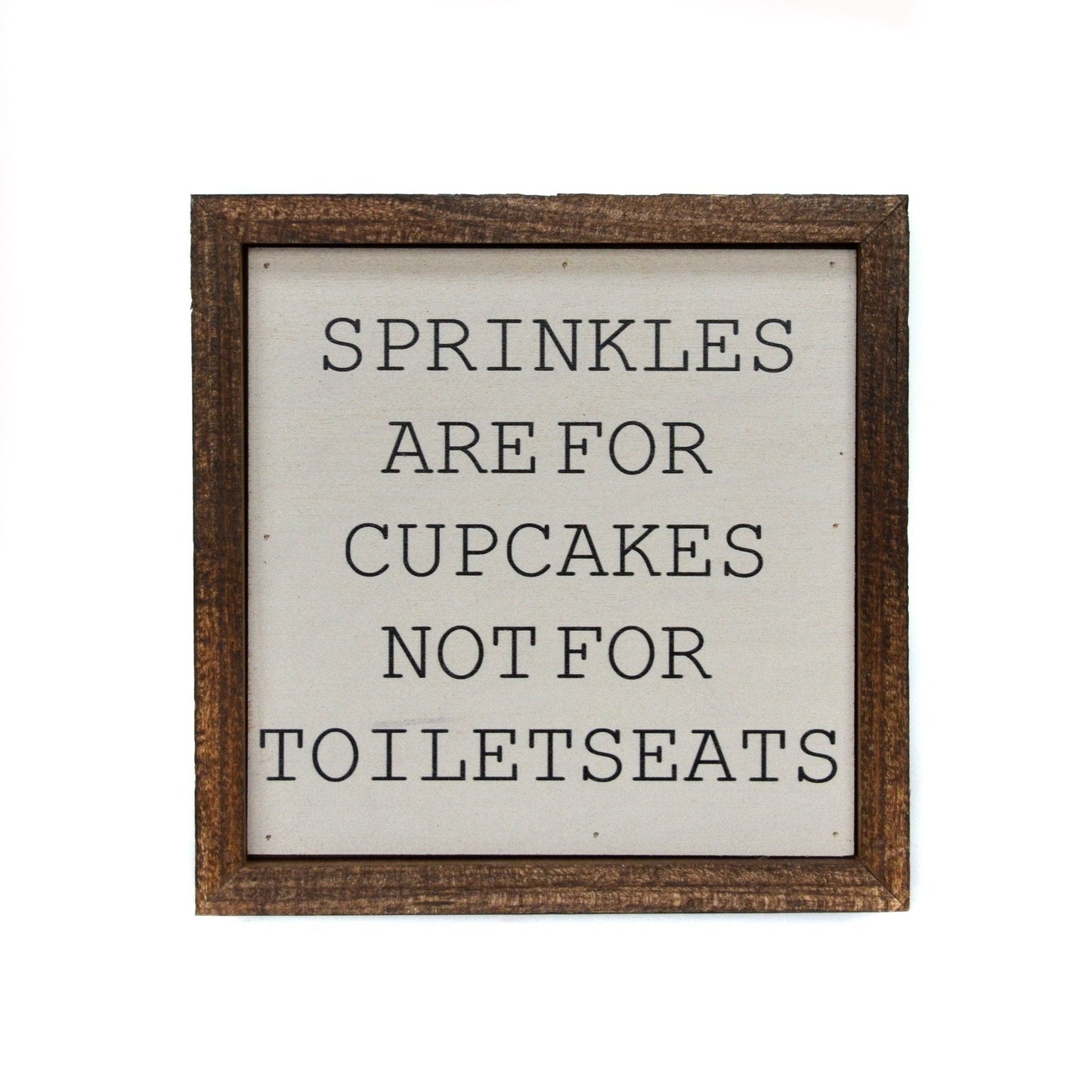 DRIFTLESS STUDIOS “Sprinkles Are For Cupcakes“ Wall Art wall art Driftless Studios 