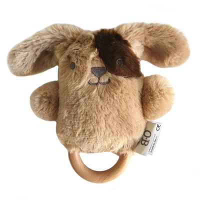 DAVE Dog - Soft Rattle Toy Plush O.B. Designs 