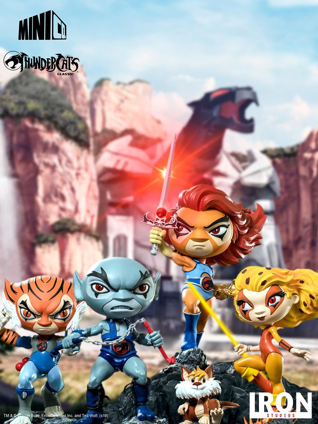 IRON STUDIOS MiniCo Thundercats - Cheetara & Snarf Collectible Iron Studios 