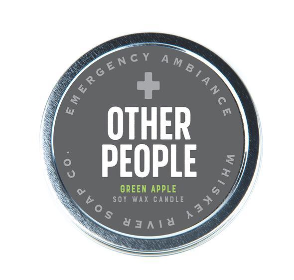 WHISKEY RIVER SOAP CO - Other People Emergency Ambience Travel Tin Candle Whiskey River Soap Co 