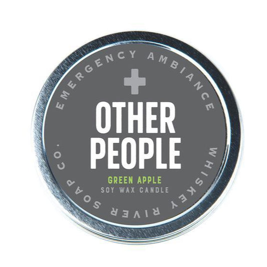 WHISKEY RIVER SOAP CO - Other People Emergency Ambience Travel Tin Candle Whiskey River Soap Co 