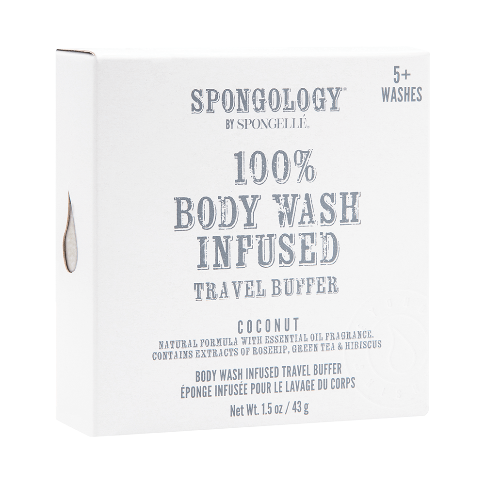 SPONGELLE Spongology Travel Buffer - Coconut Body Wash Spongelle 