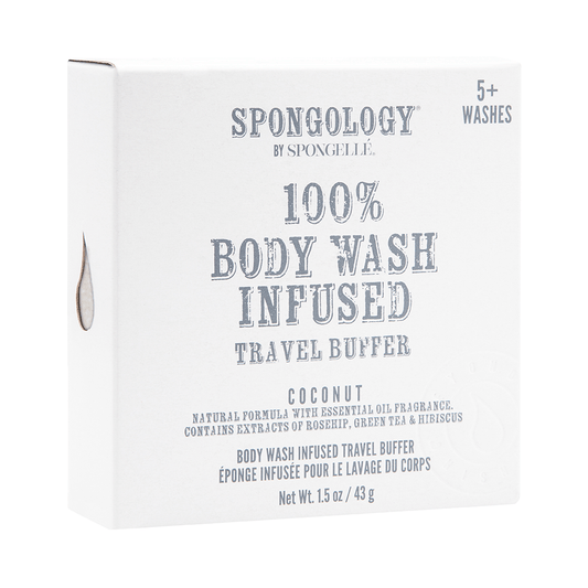 SPONGELLE Spongology Travel Buffer - Coconut Body Wash Spongelle 