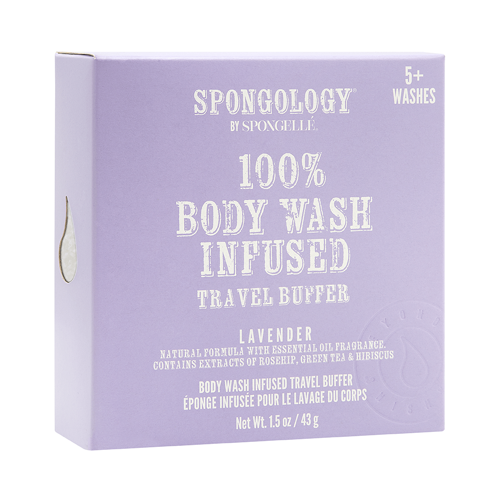 SPONGELLE Spongology Travel Buffer - Lavender Body Wash Spongelle 