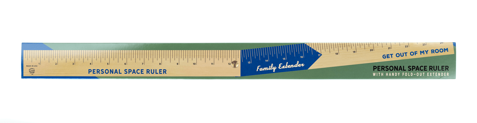 WHISKEY RIVER SOAP CO - Personal Space Ruler For Family Ruler Whiskey River Soap Co 