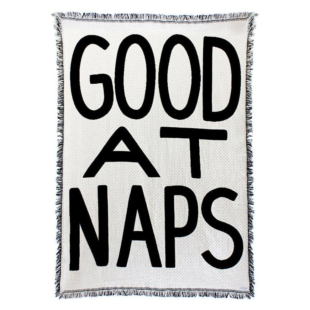 CALHOUN & CO - Good At Naps Throw Blanket Throw Calhoun & Co 