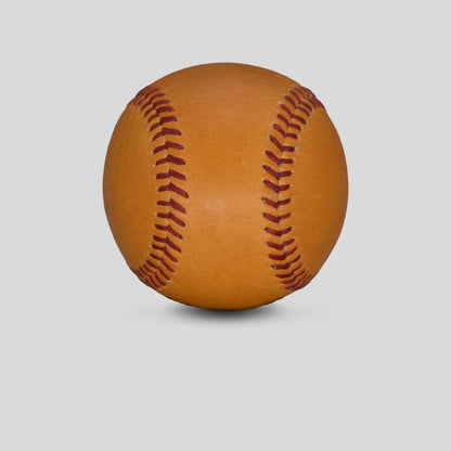 Horween Glove Tan Leather Baseball by Leather Head Sports