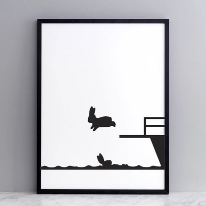 HAM Diving Print