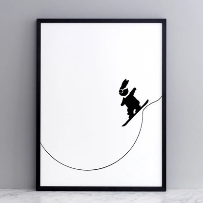 HAM Snowboard Print