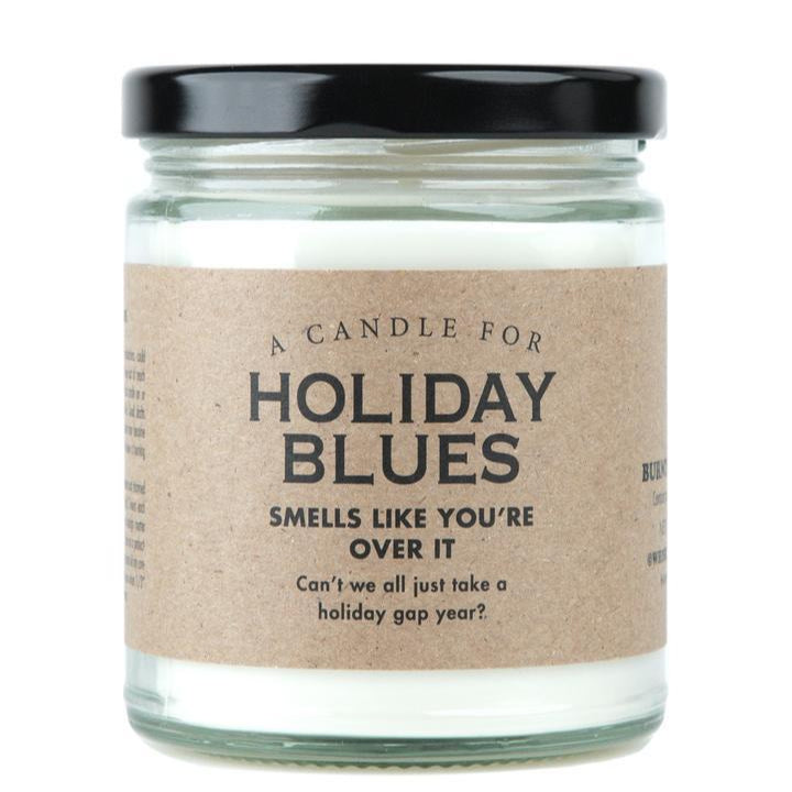 WHISKEY RIVER SOAP CO - Holiday Candle - Holiday Blues Candle Whiskey River Soap Co 