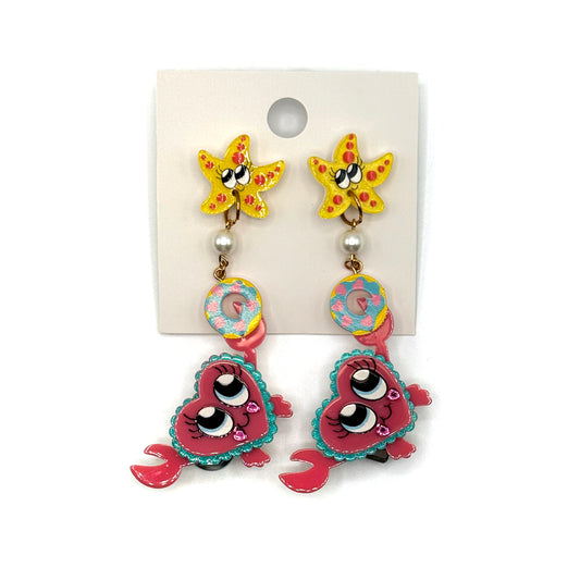 Irregular Choice Crabsolutely Earrings