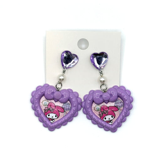 Irregular Choice Hello Kitty Melody Heart Earrings