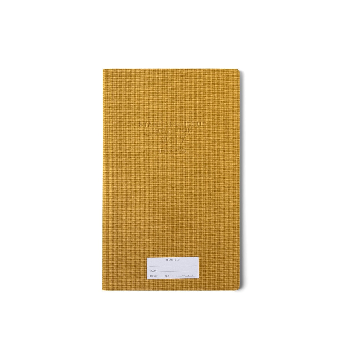 DESIGNWORKS INK - Standard Issue Tall Notebook No.17 - Ochre Notebook Designworks Ink 