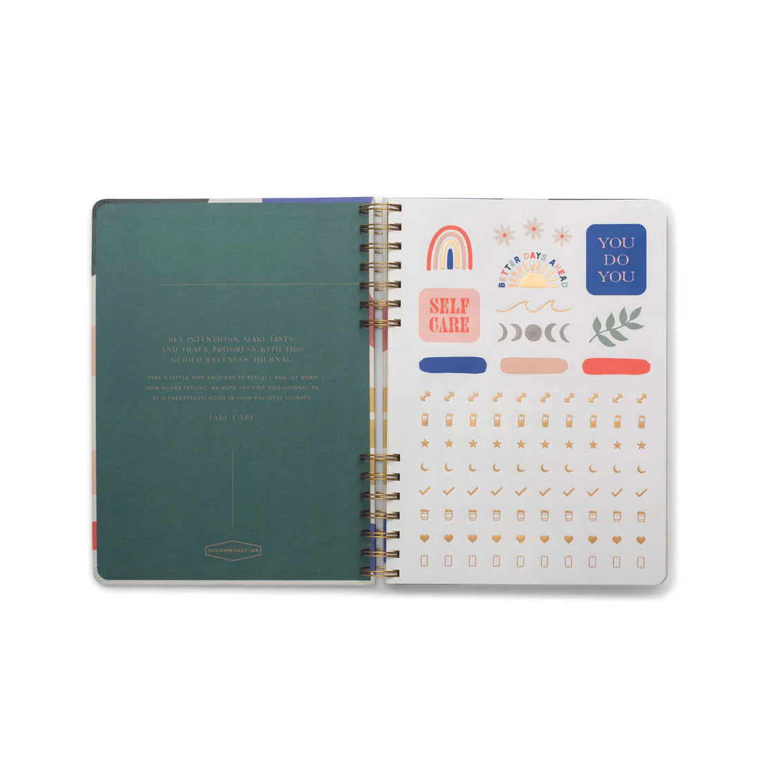 Guided Wellness Journal - Come As You Are notepad Designworks Ink 