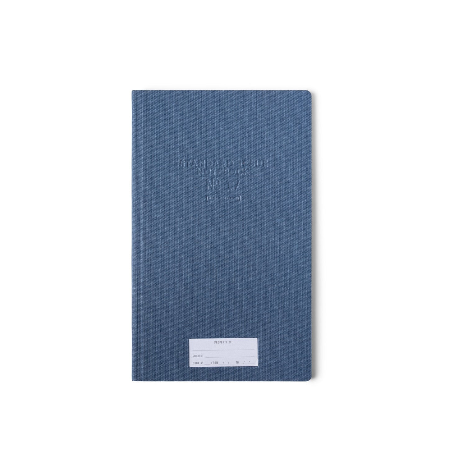 DESIGNWORKS INK - Standard Issue Tall Notebook No.17 - Blue Notebook Designworks Ink 