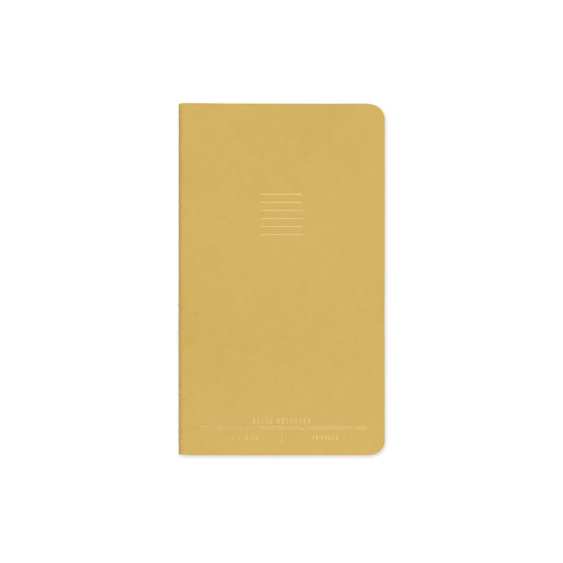 DESIGNWORKS INK - Flex Cover Notebook - Lemon Notebook Designworks Ink 