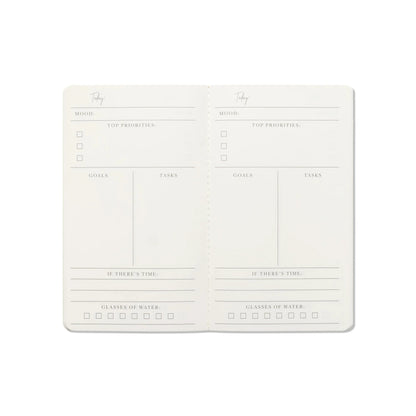 Set of 3 Single Flex Undated Planners - Wellness (Reflections, Goals, Gratitude) Notebook Set Designworks Ink 