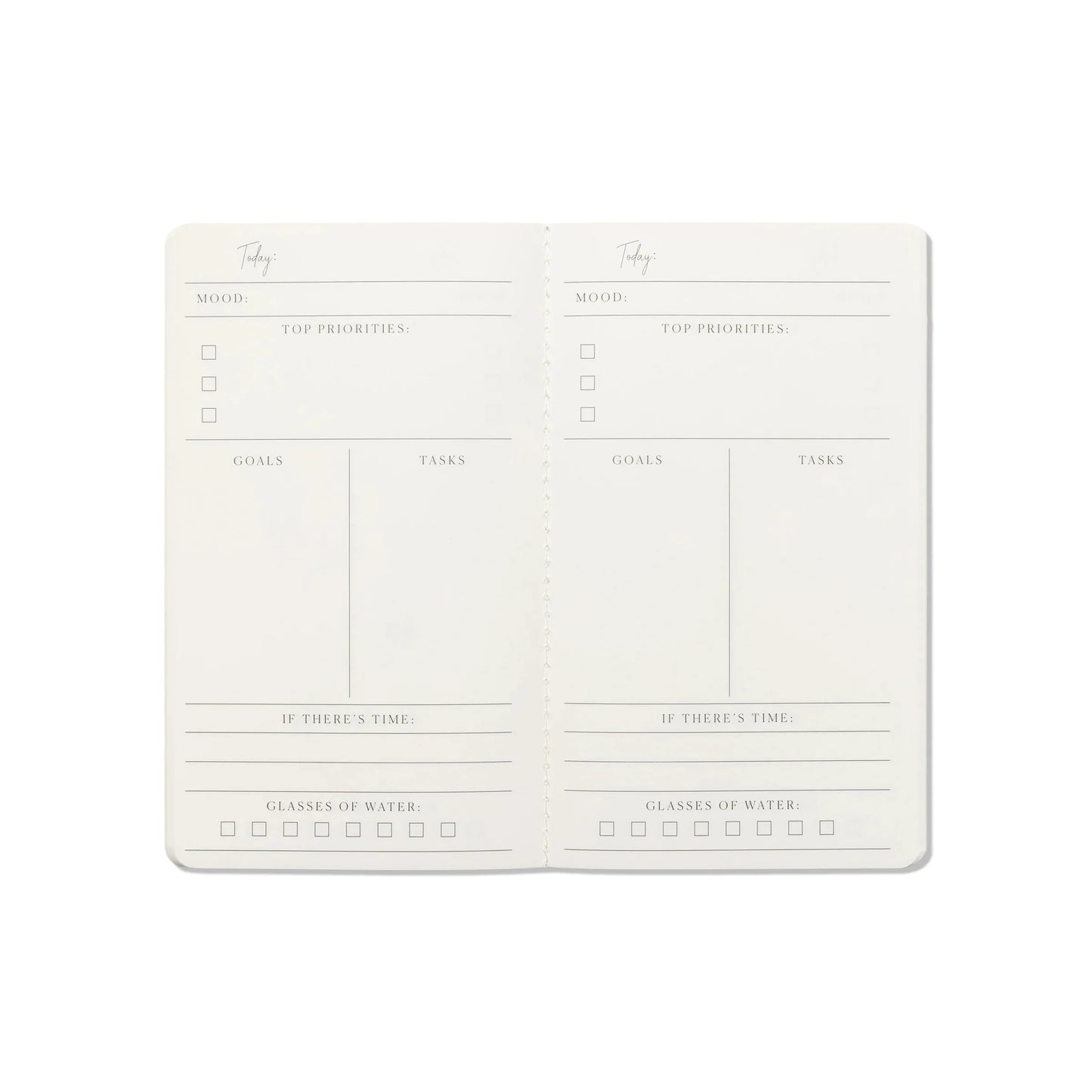 Set of 3 Single Flex Undated Planners - Wellness (Reflections, Goals, Gratitude) Notebook Set Designworks Ink 