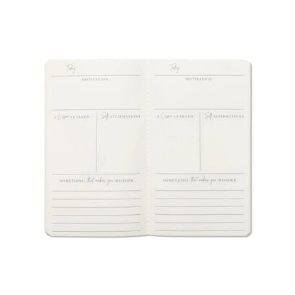 Set of 3 Single Flex Undated Planners - Wellness (Reflections, Goals, Gratitude) Notebook Set Designworks Ink 