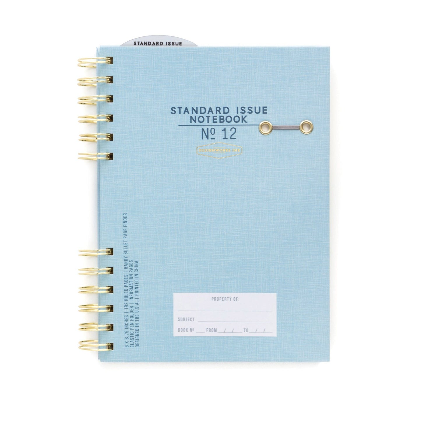 DESIGNWORKS INK Standard Issue Planner Eight3Five Inc Blue 