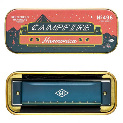 WILD + WOLF Gentlemen's Hardware Campfire Harmonica HARMONICA Wild & Wolf 