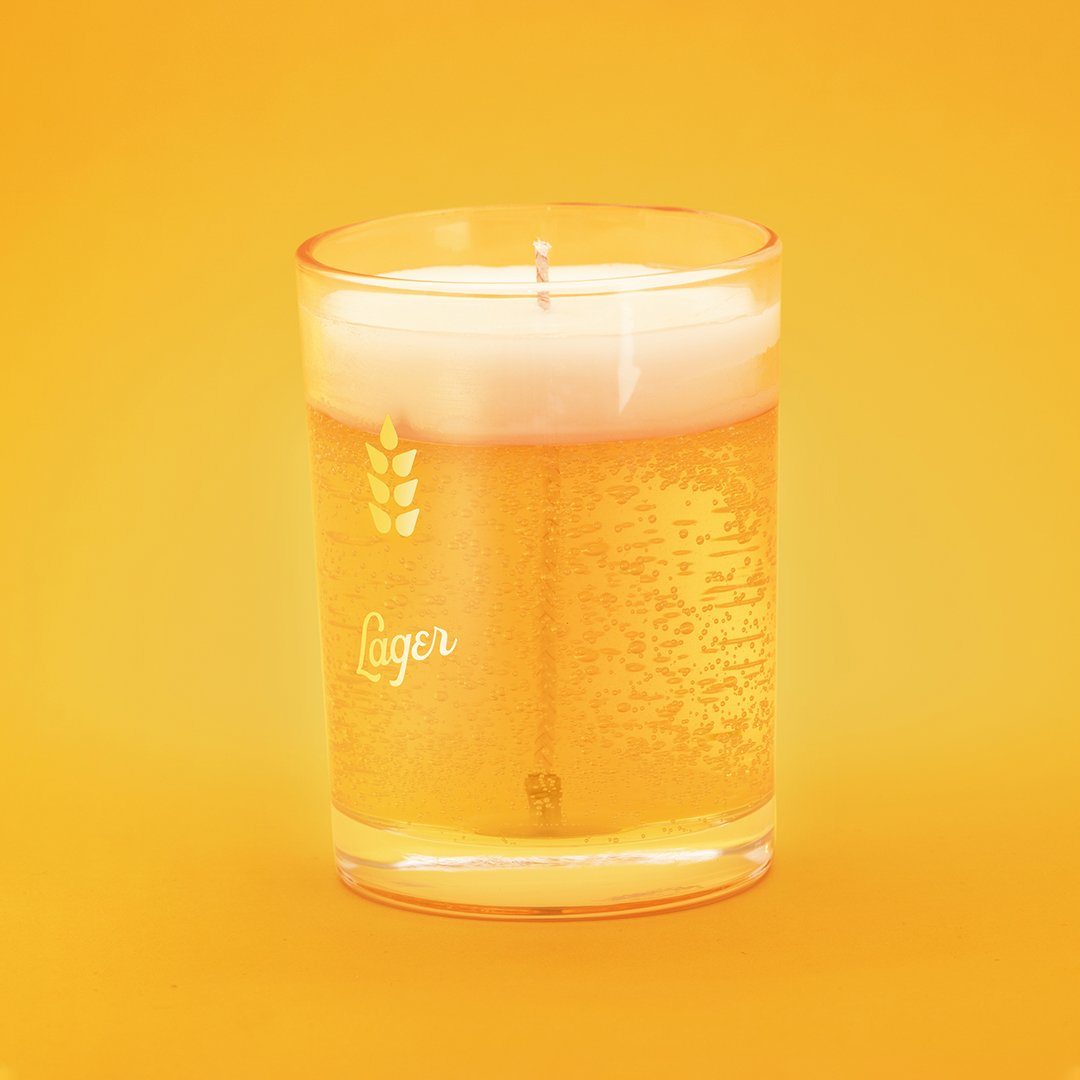 LUCKIES Beer Candles Candle Luckies of London Lager 