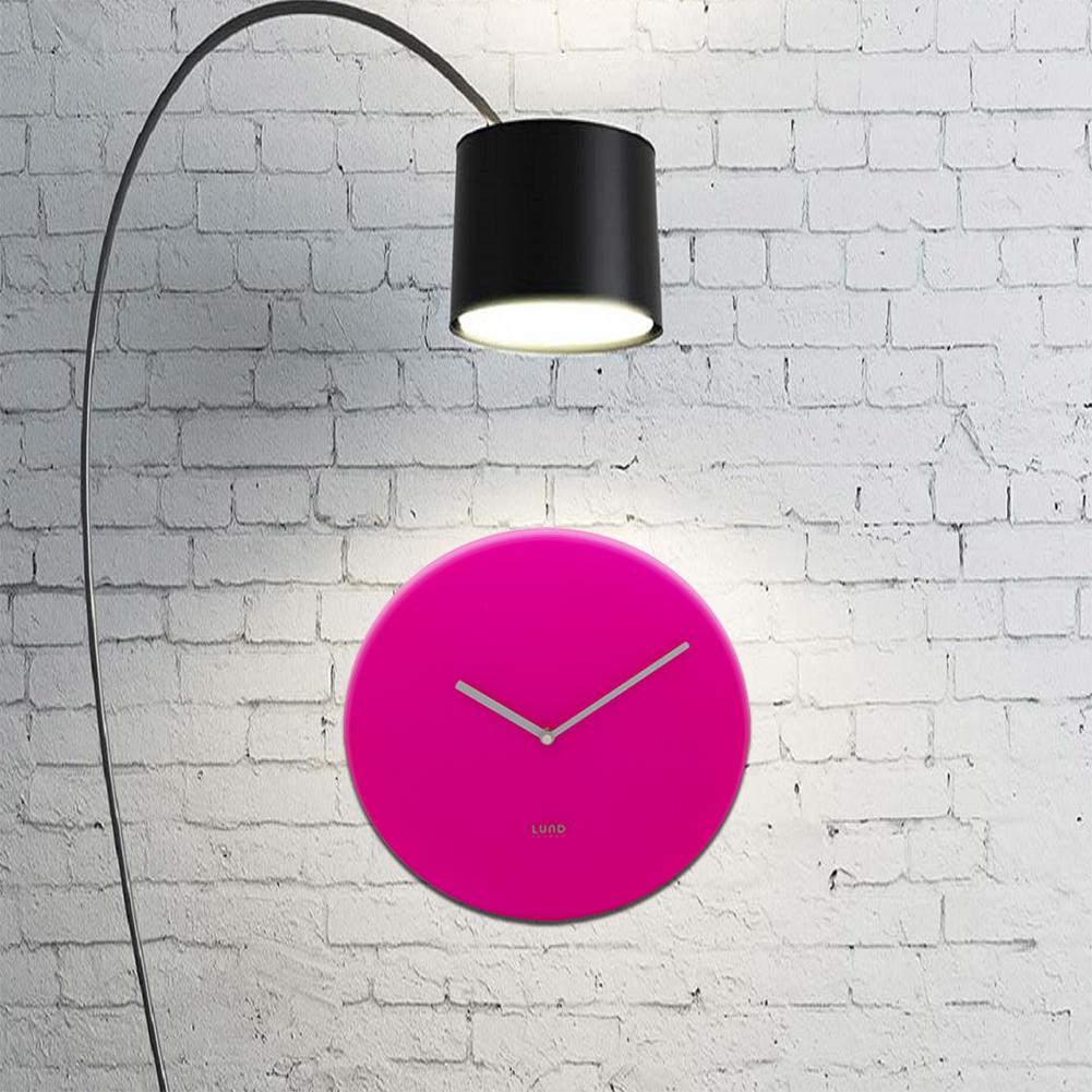 LUND LONDON Neon Pink/Blue Wall Clock Clock Lund London 