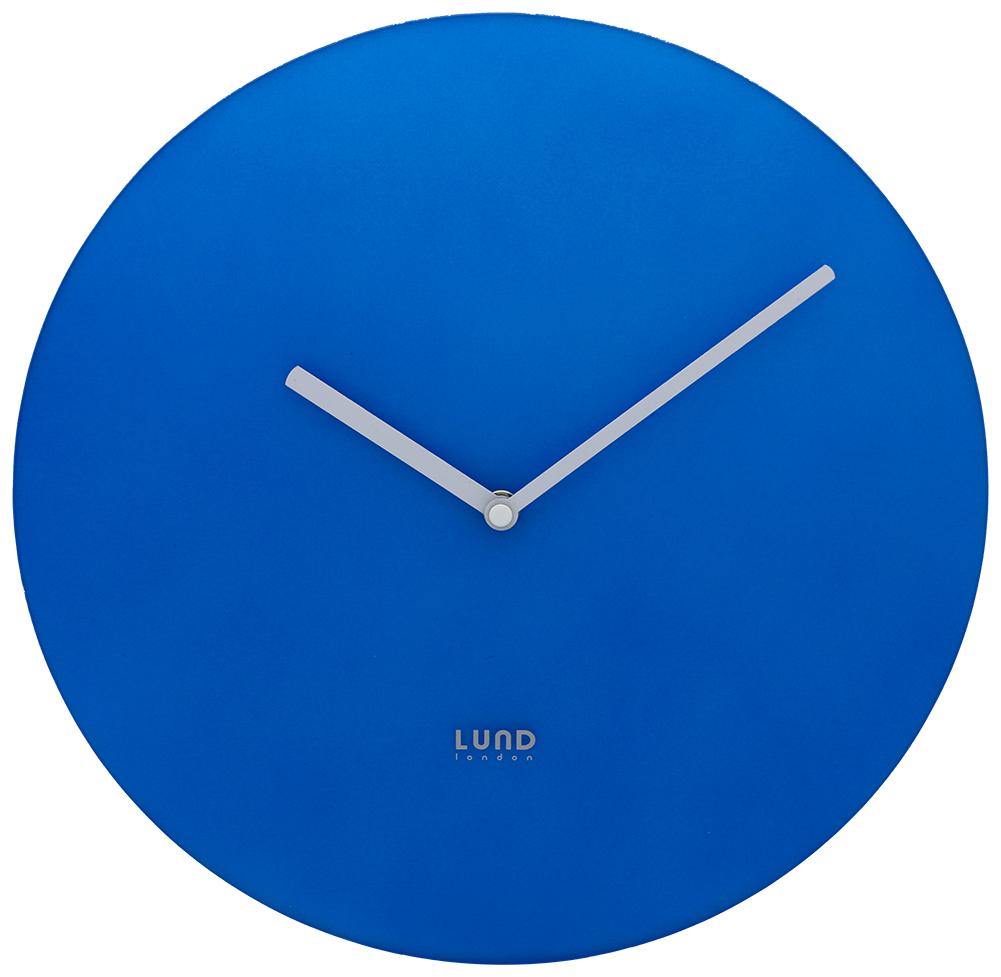 LUND LONDON Neon Pink/Blue Wall Clock Clock Lund London Blue 