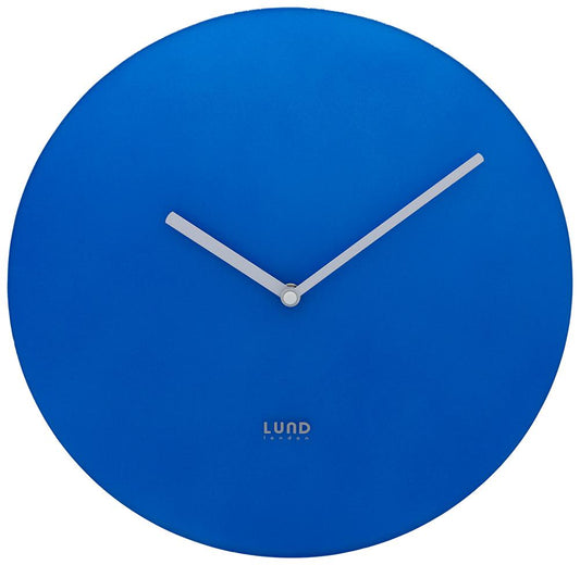 LUND LONDON Neon Pink/Blue Wall Clock Clock Lund London Blue 