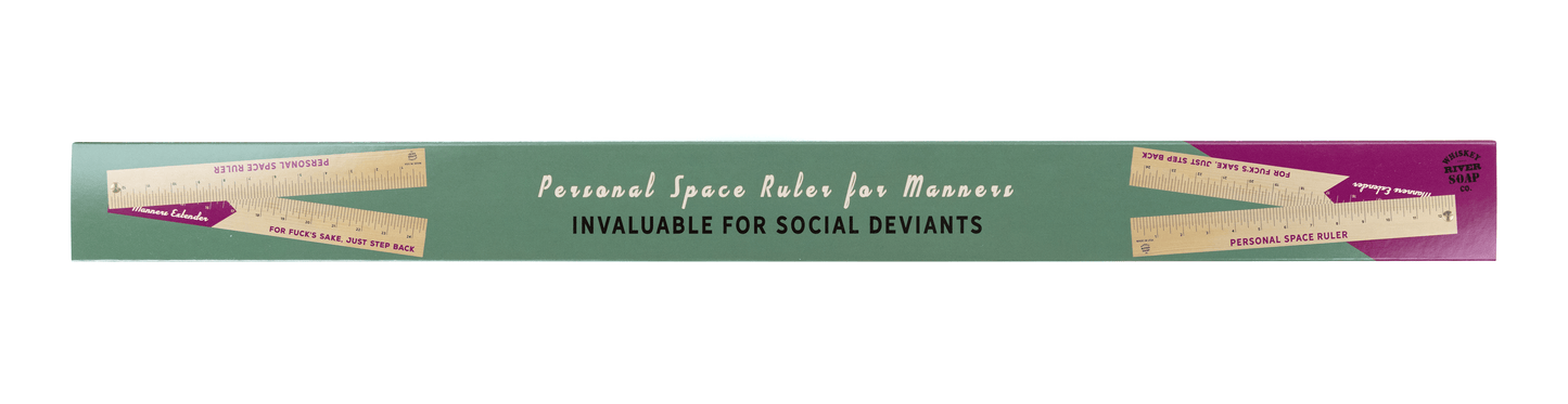 WHISKEY RIVER SOAP CO - Personal Space Ruler For Manners Ruler Whiskey River Soap Co 