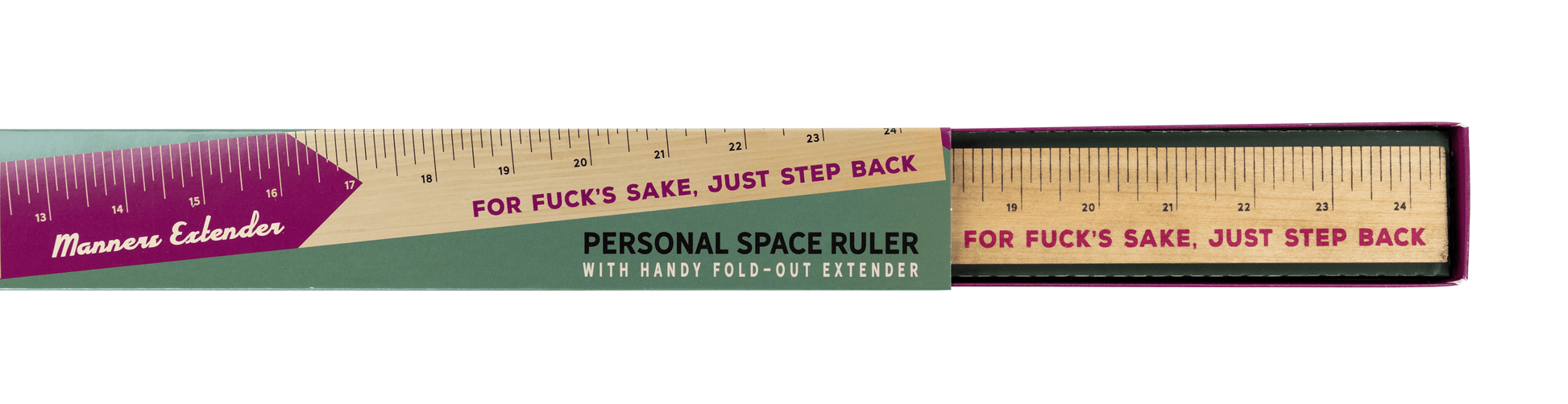 WHISKEY RIVER SOAP CO - Personal Space Ruler For Manners Ruler Whiskey River Soap Co 