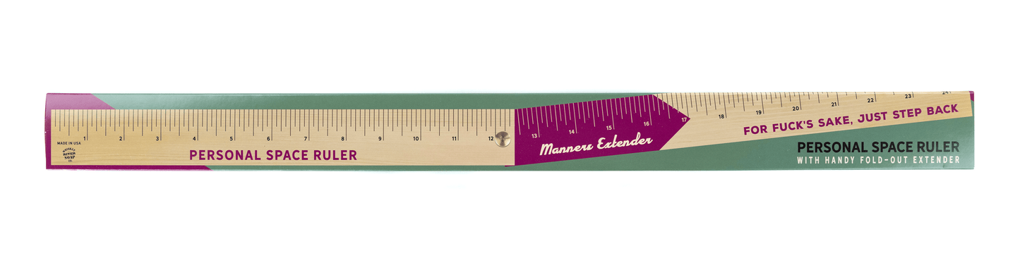 WHISKEY RIVER SOAP CO - Personal Space Ruler For Manners Ruler Whiskey River Soap Co 