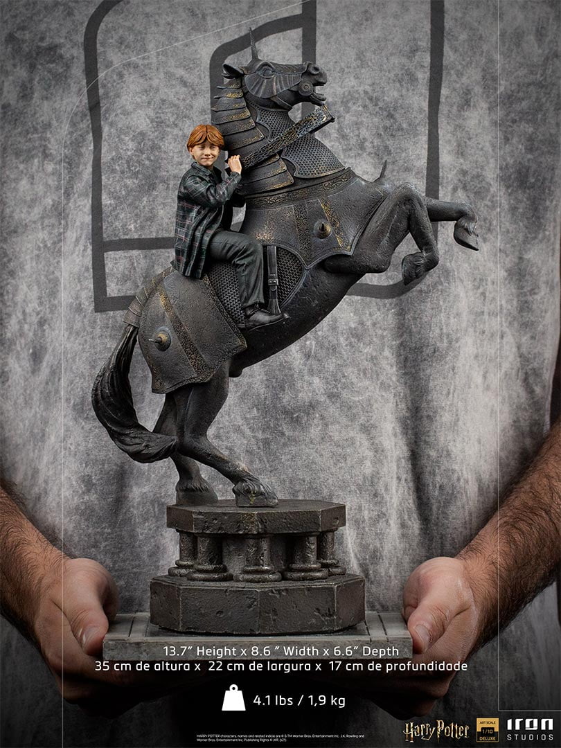 IRON STUDIOS Ron Weasley at The Wizard Chess Deluxe Art Scale 1/10 - Harry Potter Collectibles Iron Studios 