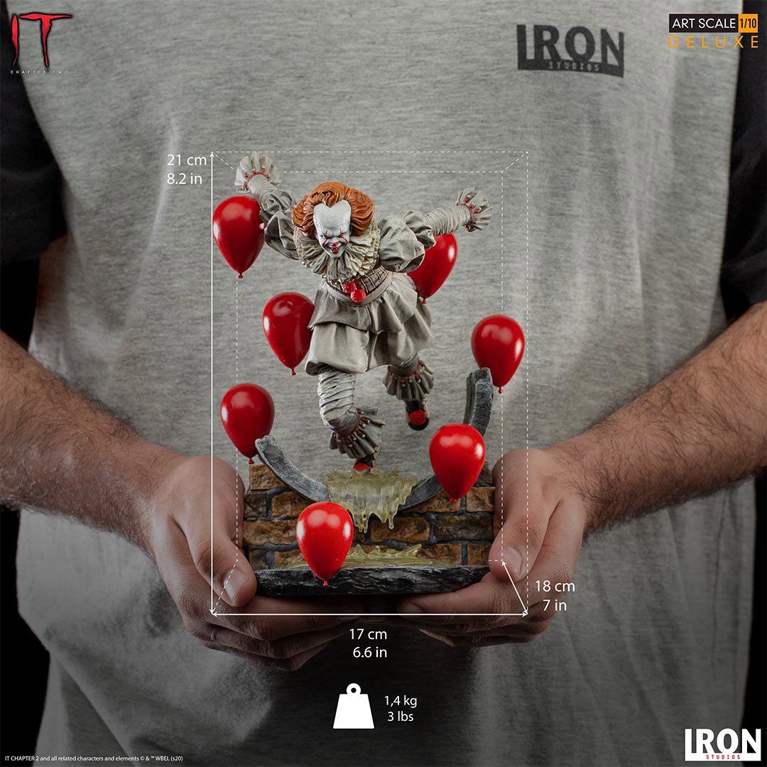 IRON STUDIOS - Pennywise Deluxe Art Scale 1/10 - IT Chapter Two Collectible Iron Studios 