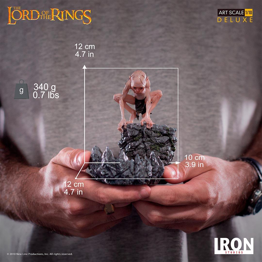 IRON STUDIOS - Gollum Deluxe Art Scale 1/10 - Lord of the Rings Collectible Iron Studios 