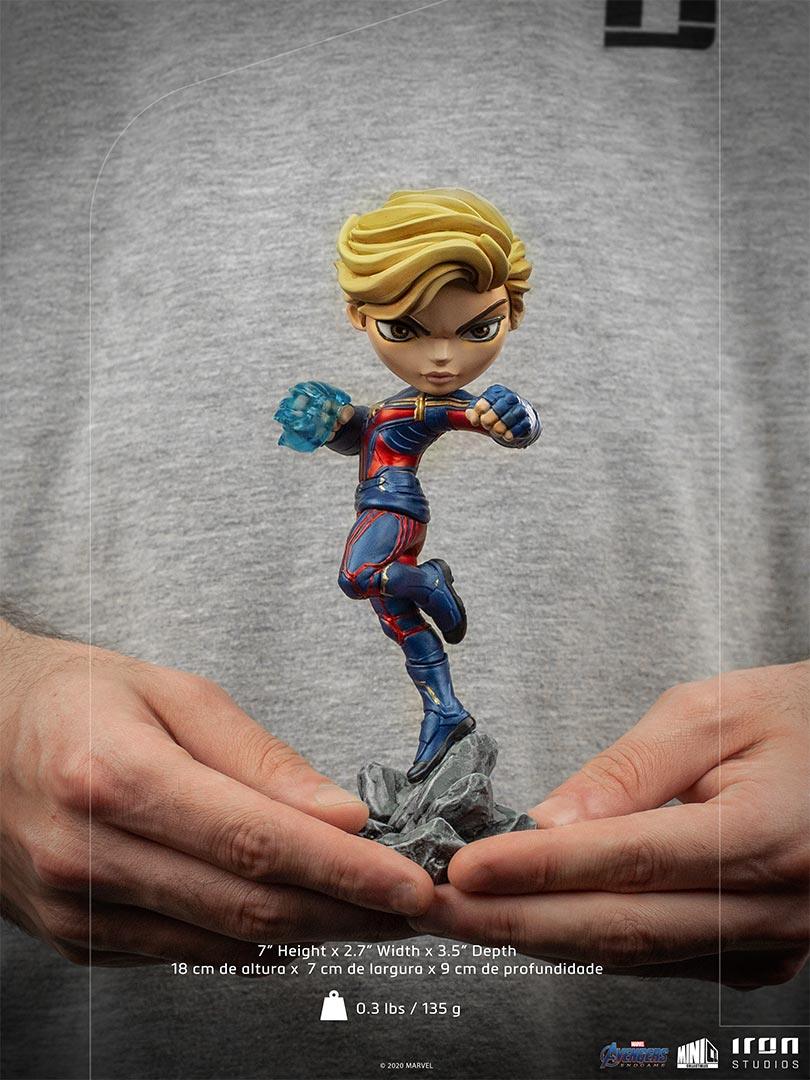 IRON STUDIOS - Minico Captain Marvel - Avengers Endgame Collectible Iron Studios 