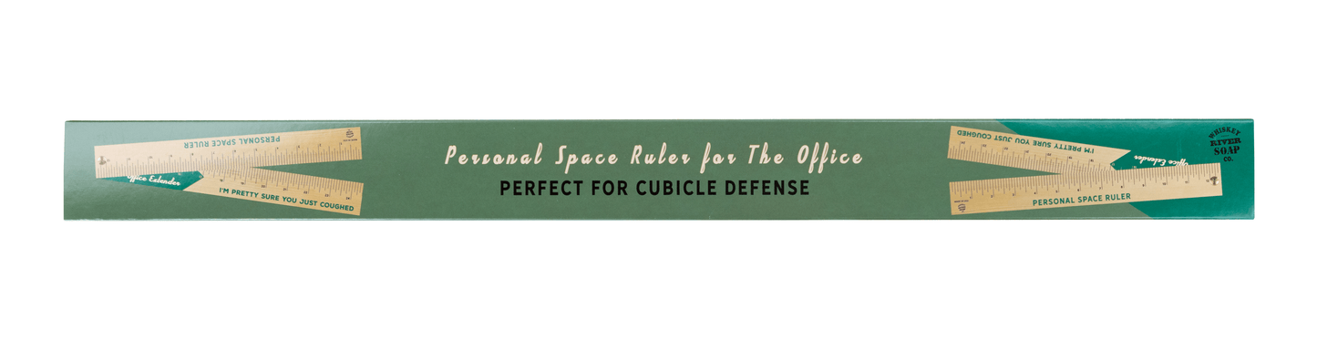 WHISKEY RIVER SOAP CO - Personal Space Ruler For The Office Ruler Whiskey River Soap Co 