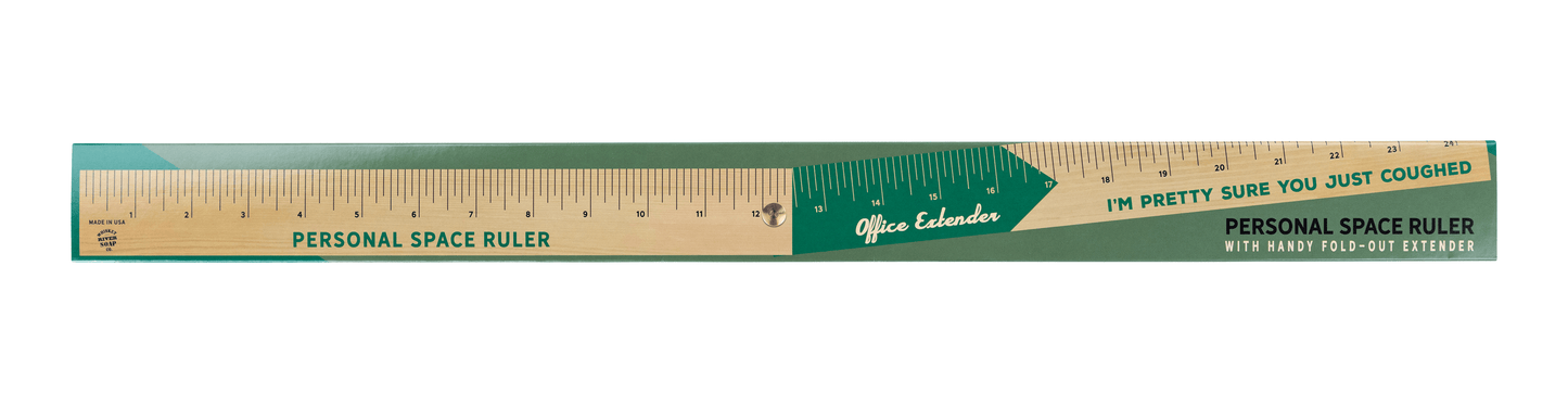 WHISKEY RIVER SOAP CO - Personal Space Ruler For The Office Ruler Whiskey River Soap Co 