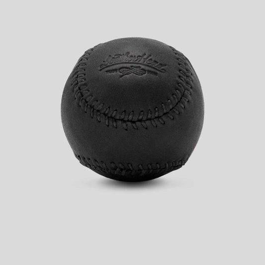 Black Onyx Leather with Black Stitch Figure 8 Ball by Leather Head Sports