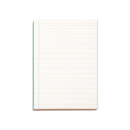 Colorblock Notepad notepad Designworks Ink Green & Peach 