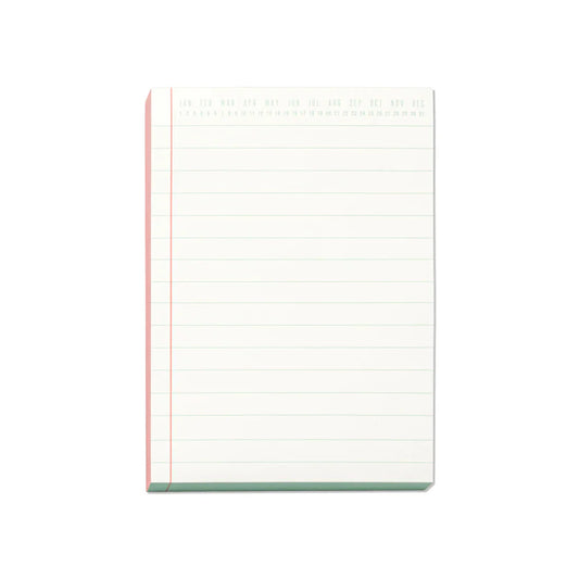 Colorblock Notepad notepad Designworks Ink Coral & Blue 