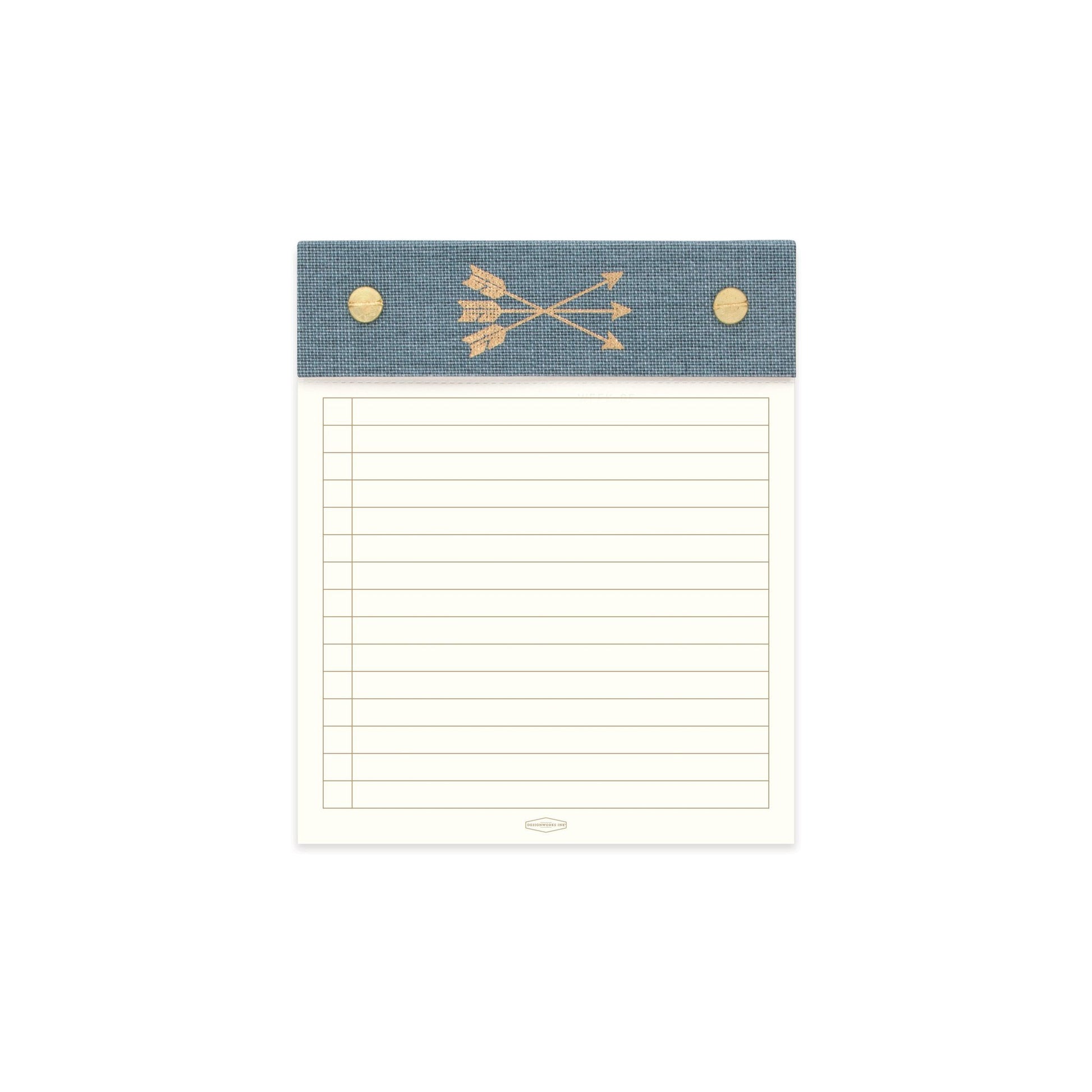 DESIGNWORKS Post Bound Notepad notepad Designworks Ink blue 