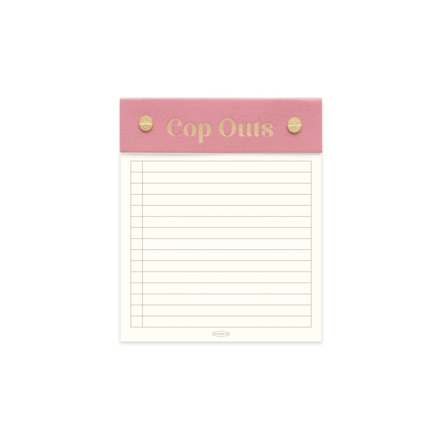 DESIGNWORKS Post Bound Notepad notepad Designworks Ink pink 