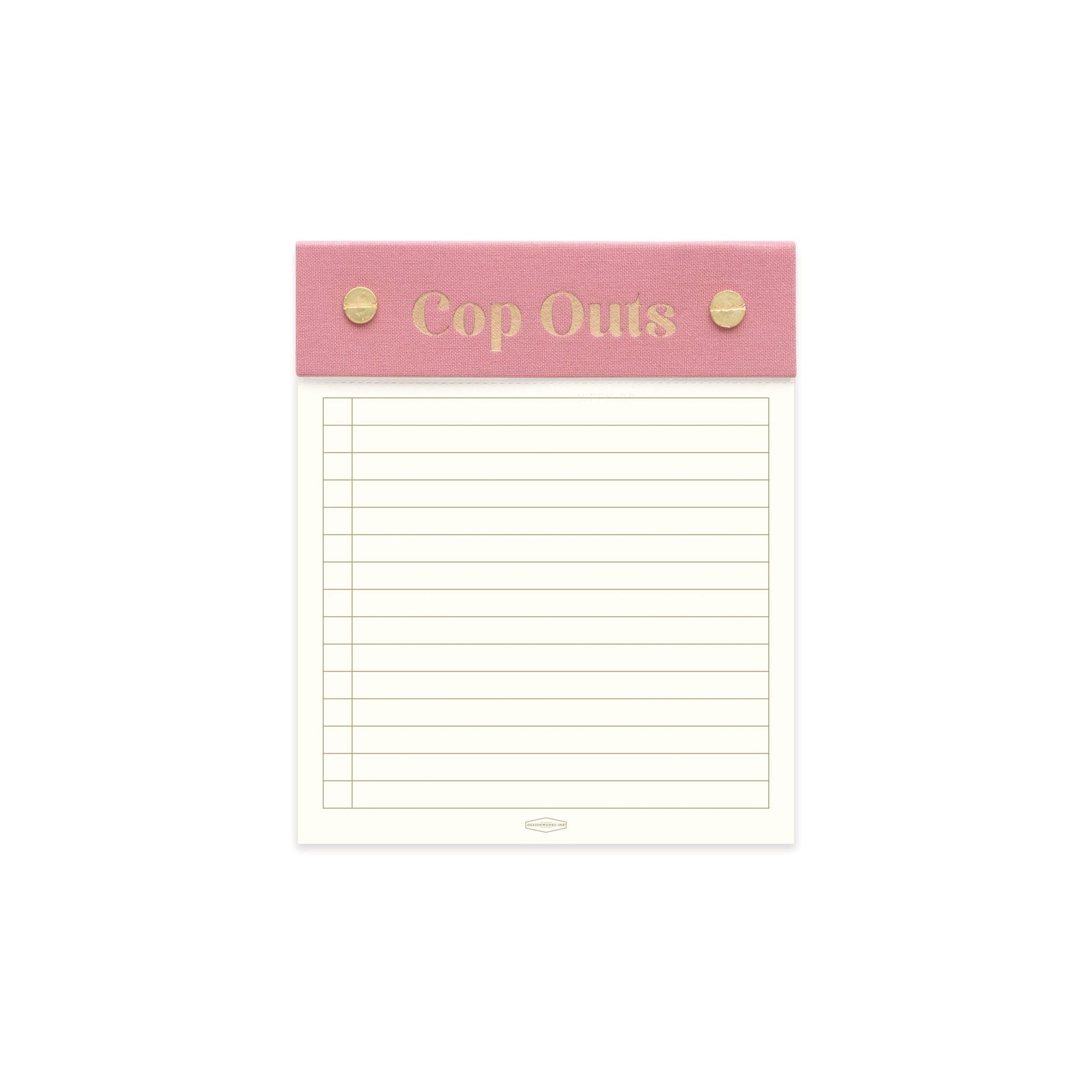 DESIGNWORKS Post Bound Notepad notepad Designworks Ink pink 