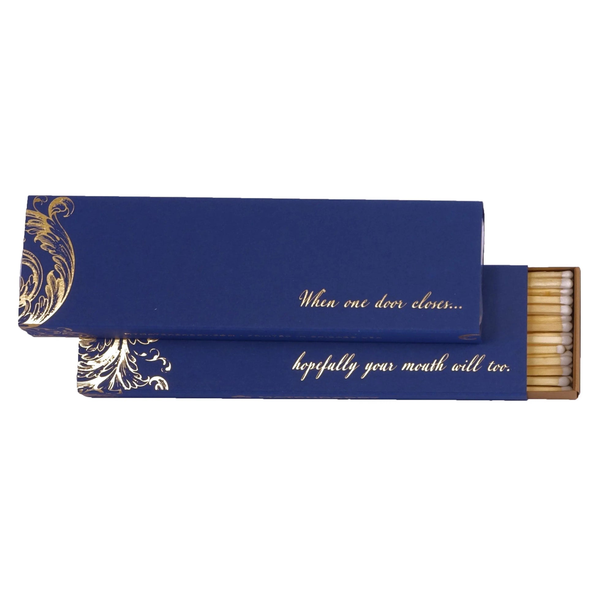 MATCH DADDY 8"Matches- When One Door Closes... matches matchdaddy 