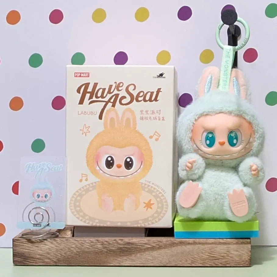 [IN STOCK] POPMART Have a Seat Vinyl Plush Blind Box Labubu