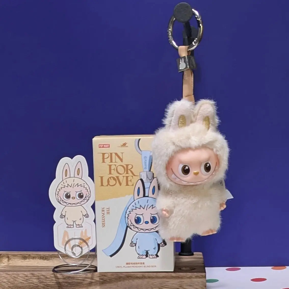 [CHOOSE YOUR LETTERS OPTION!] [IN STOCK] POPMART Labubu Pin for Love