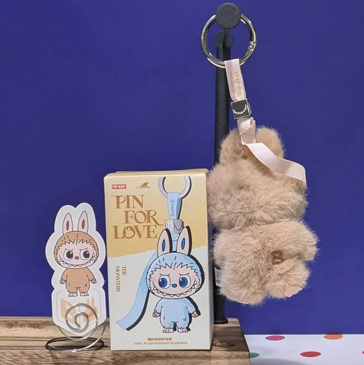 [CHOOSE YOUR LETTERS OPTION!] [IN STOCK] POPMART Labubu Pin for Love